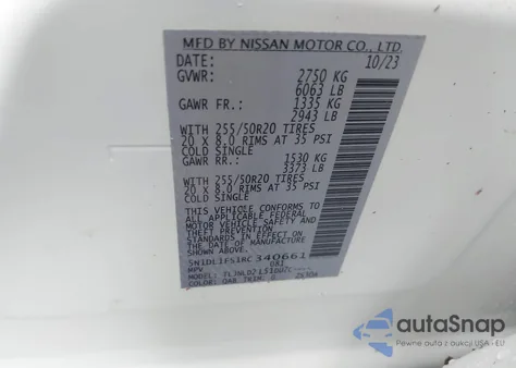 2024 Infiniti Qx60 Luxe Awd from USA, damaged, VIN 5N1DL1FS1RC340661